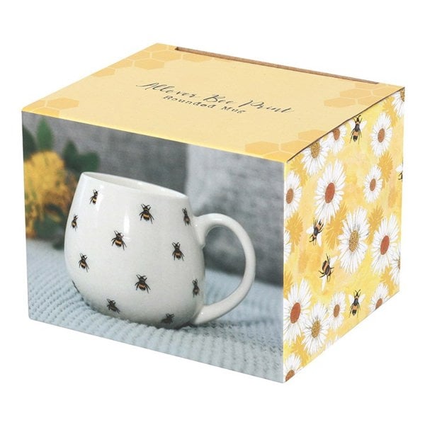 Serano Bee Print Rounded Mug