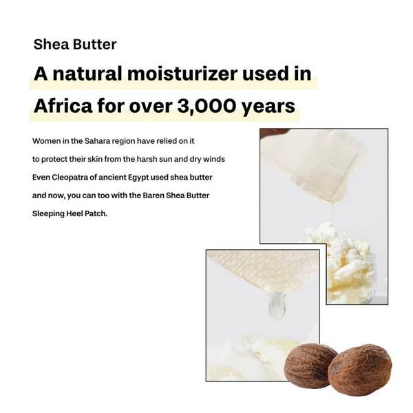 BAREN Shea Butter Sleeping Heel Patch 10pcs