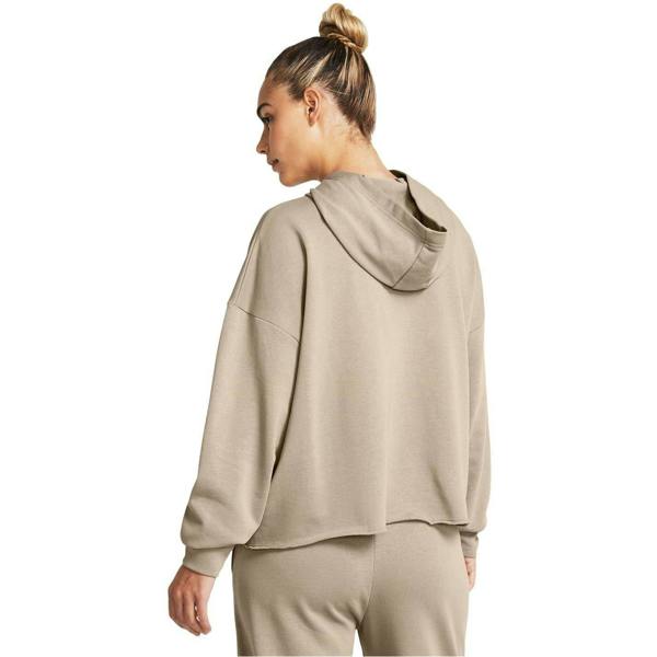 Under Armour Womens/Ladies Rival Terry Performance Oversized Hoodie - Brown - 