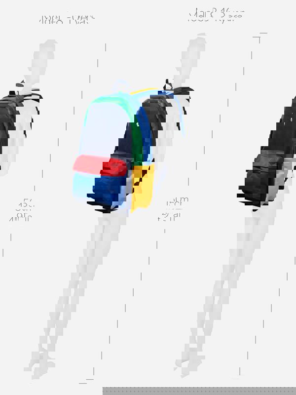 Ralph Lauren Kids Ralph Lauren Boys Coloublock Backpack in Multicolour (45cm)