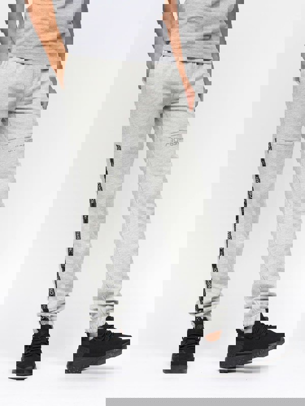 Crosshatch Apollo Joggers Grey Marl