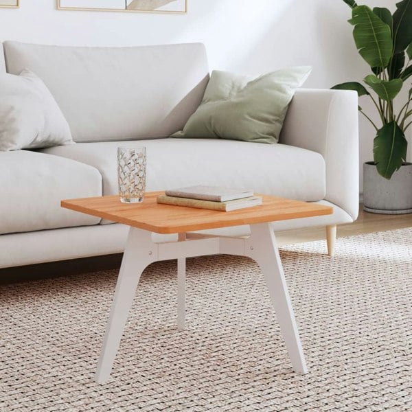 Berkfield Table Top 50x50x1.5 cm Square Solid Wood Beech
