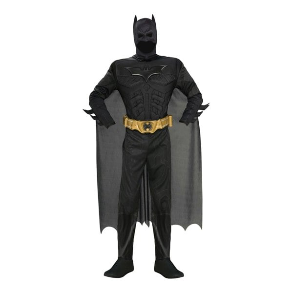 Batman Mens Deluxe Costume - Black