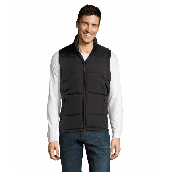 SOLS Warm Unisex Padded Bodywarmer Jacket - Black