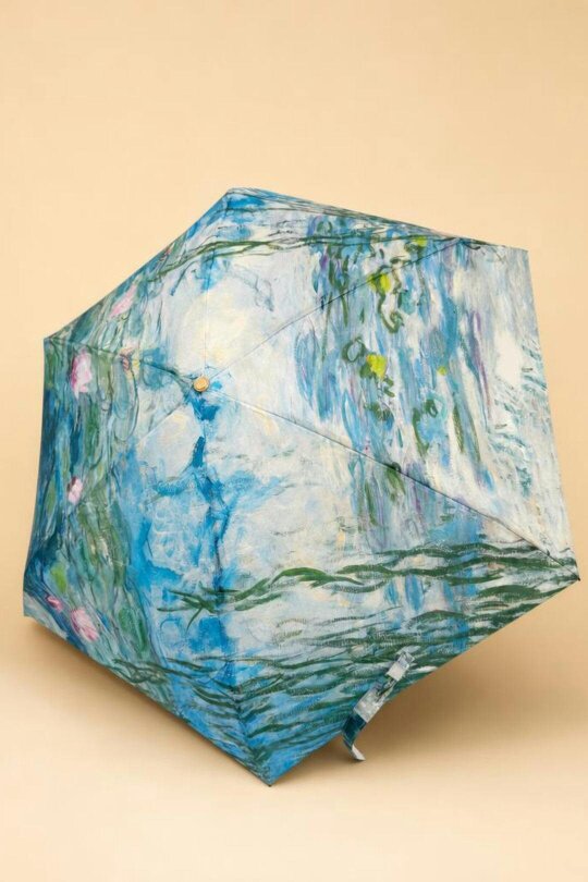 SVNX Monet Water Lillies Umbrella with Travel Case