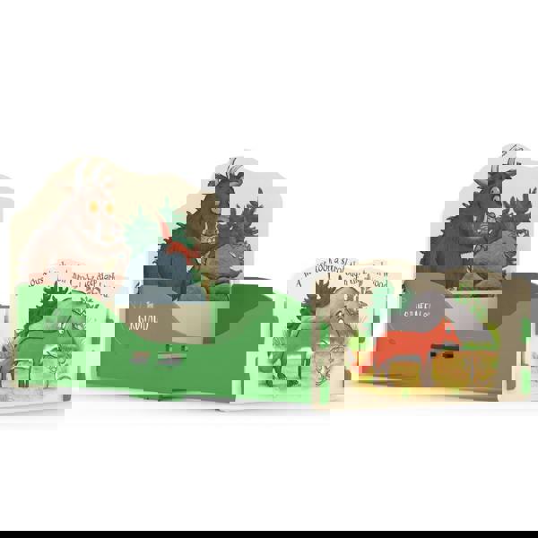 Side view of The Gruffalo Toddler Bed.