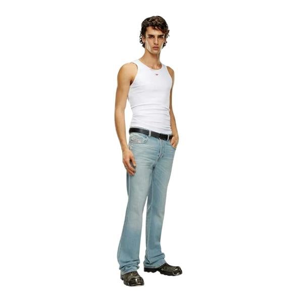 Diesel Mens 1998 Light Wash Straight Leg Jeans - Blue Denim - 