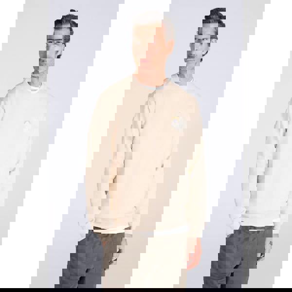 Mountain Warehouse Mens Mountain Crew Neck Sweatshirt - Light Beige - 