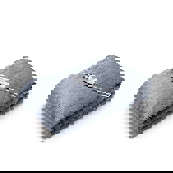 Snug City Electric Heated Over Blanket Throw 6 Heat Settings Machine Washable Soft Touch