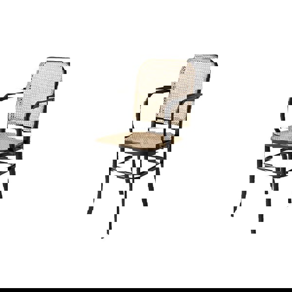 Vanesa Rattan Dining Chair, Oak-Weilai Concept-Weilai Concept