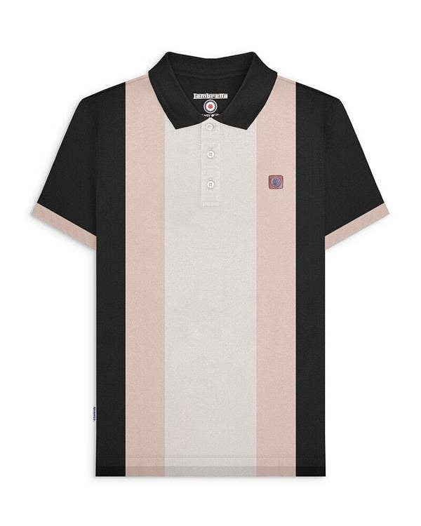 Lambretta Mens Classic Vintage Retro Mod Ska Casual Polo Shirt