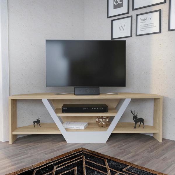 Decorotika Sares Modern Tv Stand TV Cabinet for TV's up to 55"