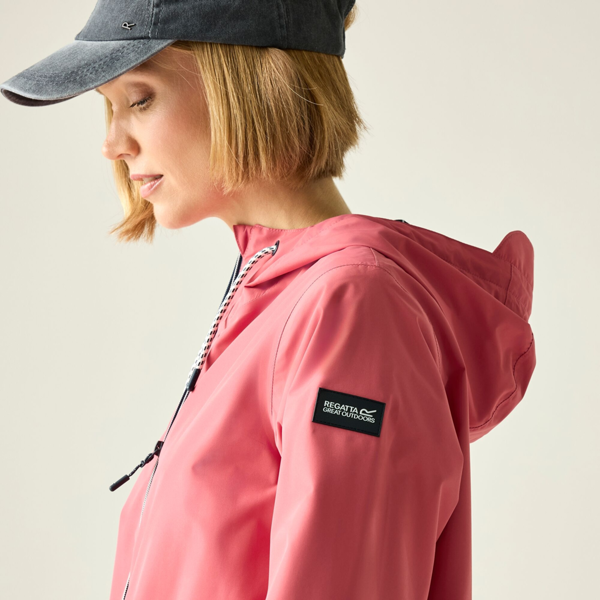 Regatta Womens Bayletta Grid Distress Waterproof Jacket - Slate Rose