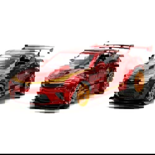 iron man 2016 chevrolet camaro red gold 1:32 jada 30298