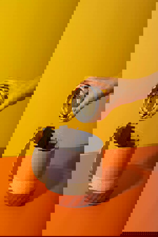 La Cafetière 'Zero' 8 Cup 'Latte' Cafetiere, Removable Base for Grounds, 1L