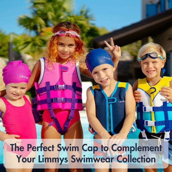 Limmys Premium Kids Swim Caps