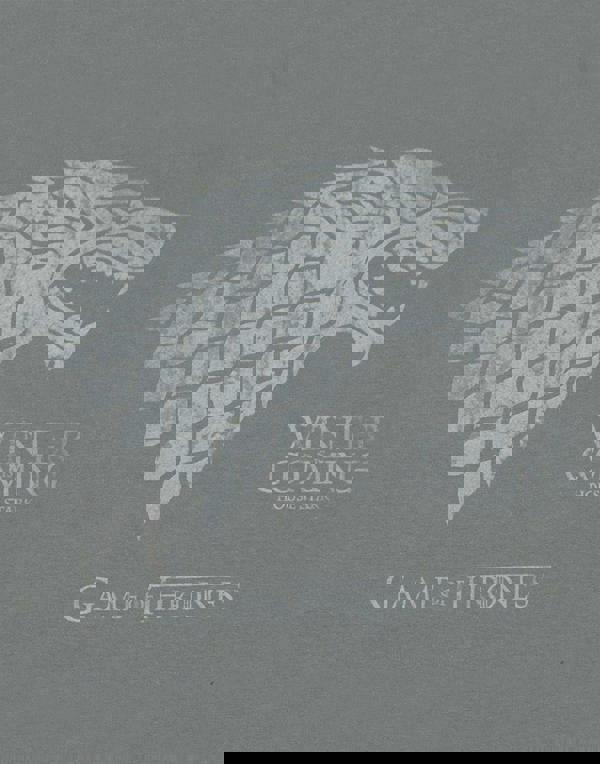 Game of Thrones Womens Grey Stark Direwolf Short Sleeved T-Shirt