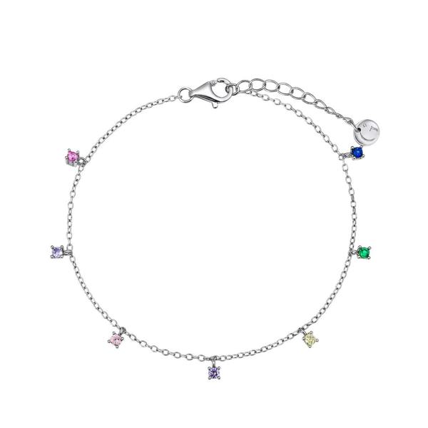Gold Trip Rainbow Multi Gemstone Bracelet
