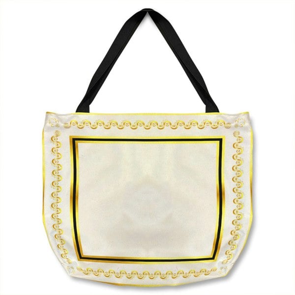 Benjamin Tate Design Ancient Egyptian Gold Border Tote bag