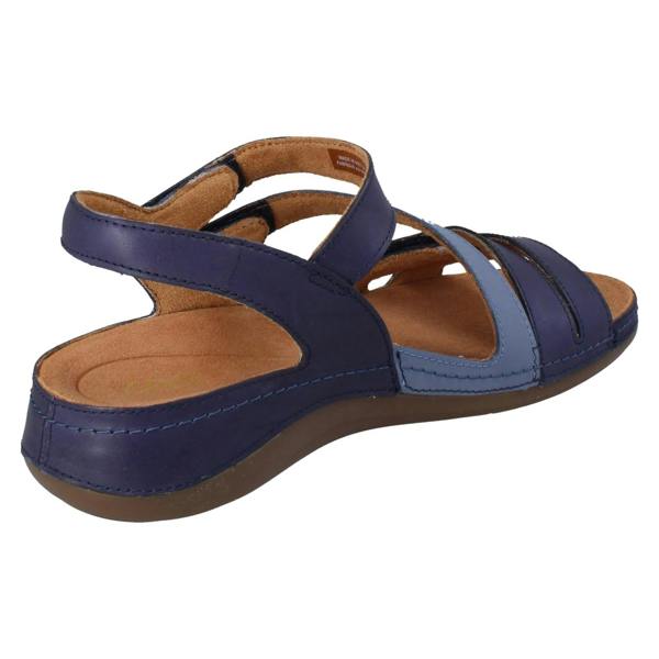 Clarks Ladies Clarks Hook and Loop Summer Sandals Cecily Mix