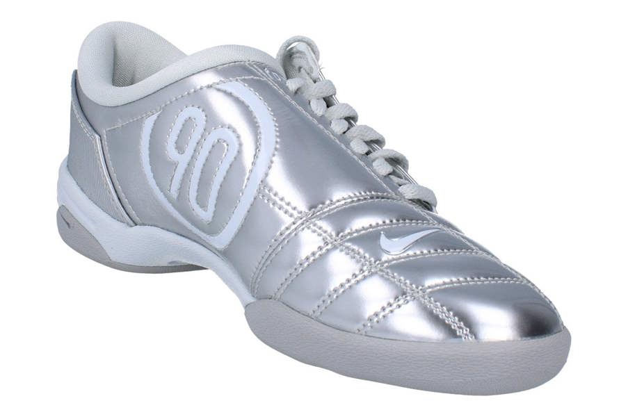 Nike Womens T90 Trainers Ii9792 Shoes  011 - Metallic Platinum Photon Dust 011 - Photo 3