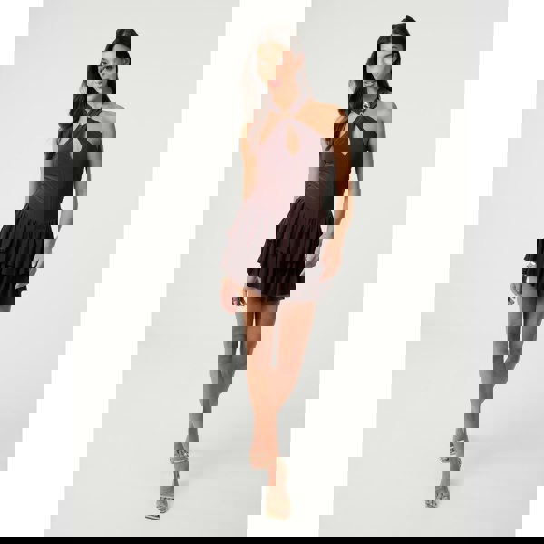 Pink Vanilla Keyhole Rara Playsuit