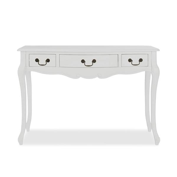 Statement Furniture Juliette Dressing Table Set with Table, Mirror and Stool. French Vanity Unit