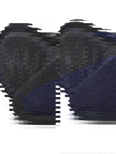 Jack & Jones CORDIE Mens Mule Slippers Navy Blazer