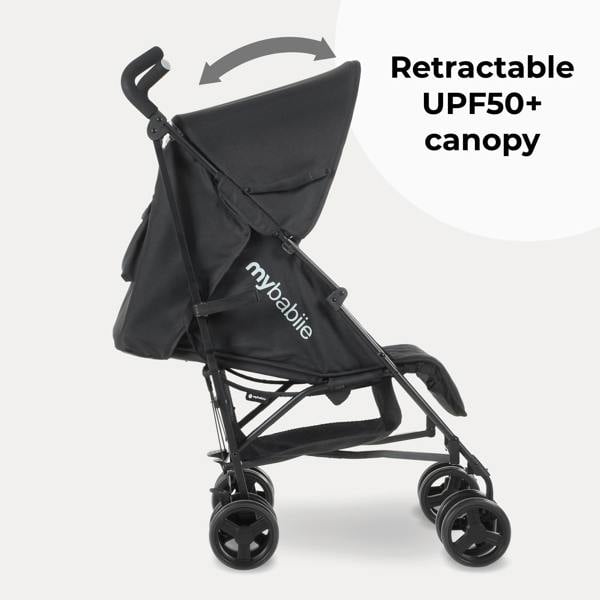 My Babiie MB01 Lightweight Stroller - Quilted Black