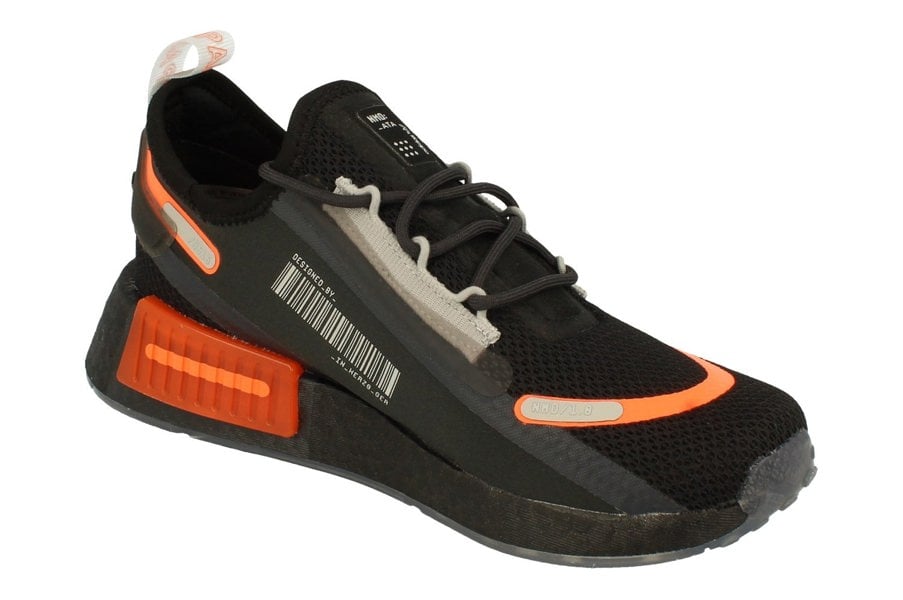 Adidas Originals Nmd_R1 Spectoo Mens Sneakers  GZ9264 - Black Orange Grey Gz9264 - Photo 3