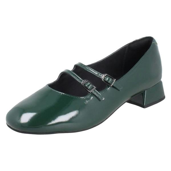 Clarks Ladies Clarks Mary Jane Buckle Fastening Smart Shoes Daiss 30 Shine