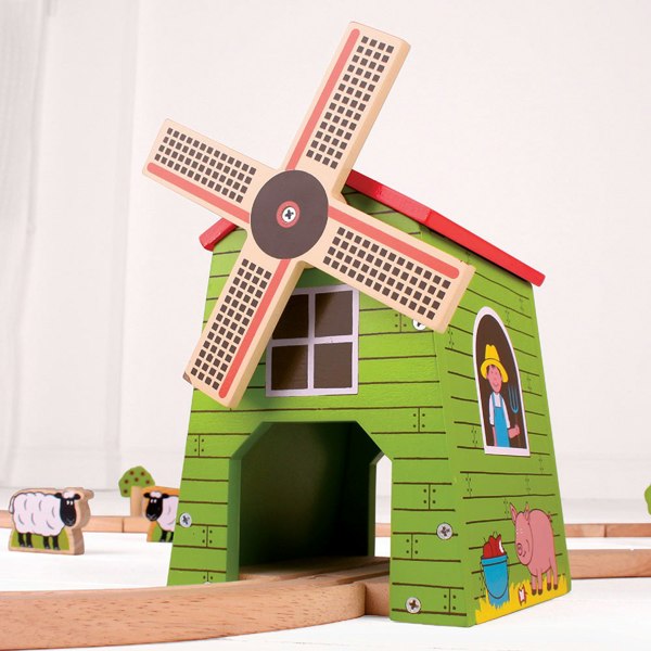 Bigjigs Rail BJT247 Country Windmill