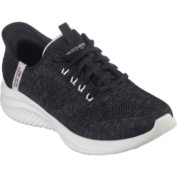 Skechers Ultra Flex 3.0 Easy Step Women's Trainers in Black/Pink