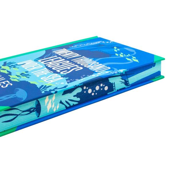 Twenty Thousand Leagues Under the Sea by Jules Verne (Deluxe Hardback Sprayed Edge Edition)