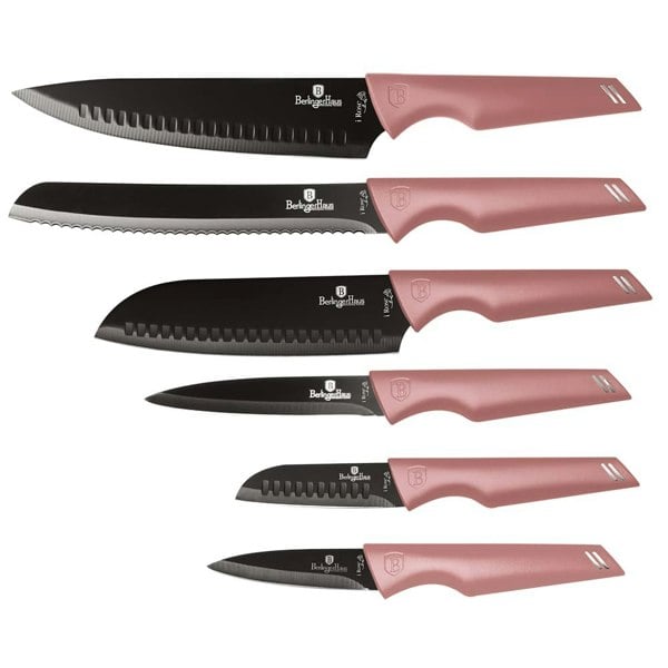 Berlinger Haus 6-Piece Kitchen Knife Set I-Rose Collection