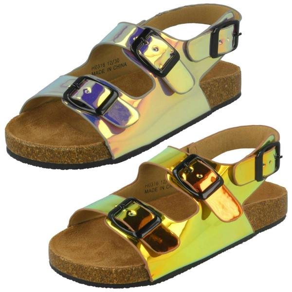 Spot On Girls Spot On Summer Hologram Sandals