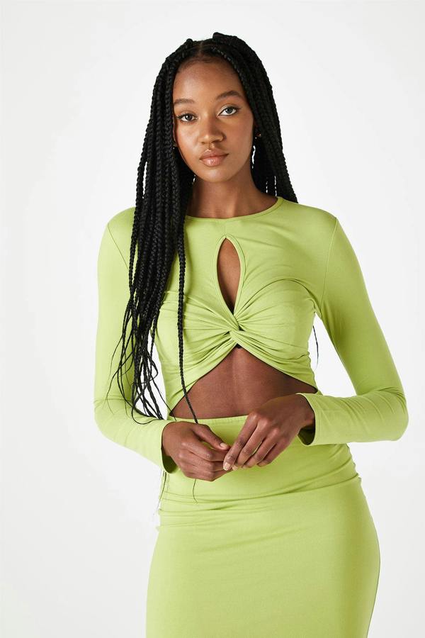 Urban Bliss Bali Twist Cut Out Midi Dress