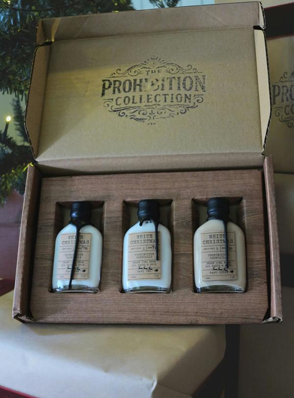 The Prohibition Cocktails White Christmas Gift Set