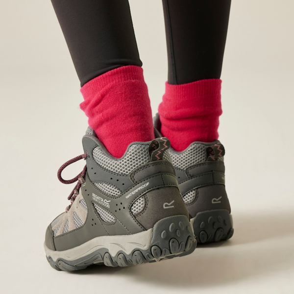 Regatta Womens Edgepoint IV Mid Cut Walking Boots - Dark Steel/Dusty Rose