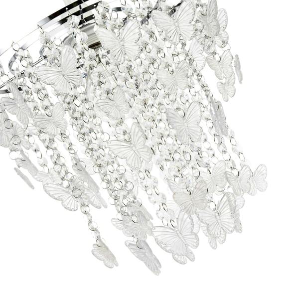 Modern Butterfly Inspired Pendant Shade with Cascading Acrylic Strands Image 5