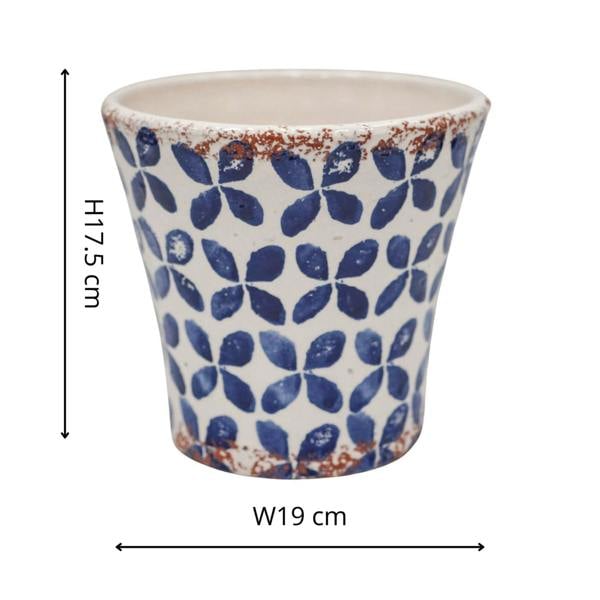 Ivyline Porto Tile Tapered Planter