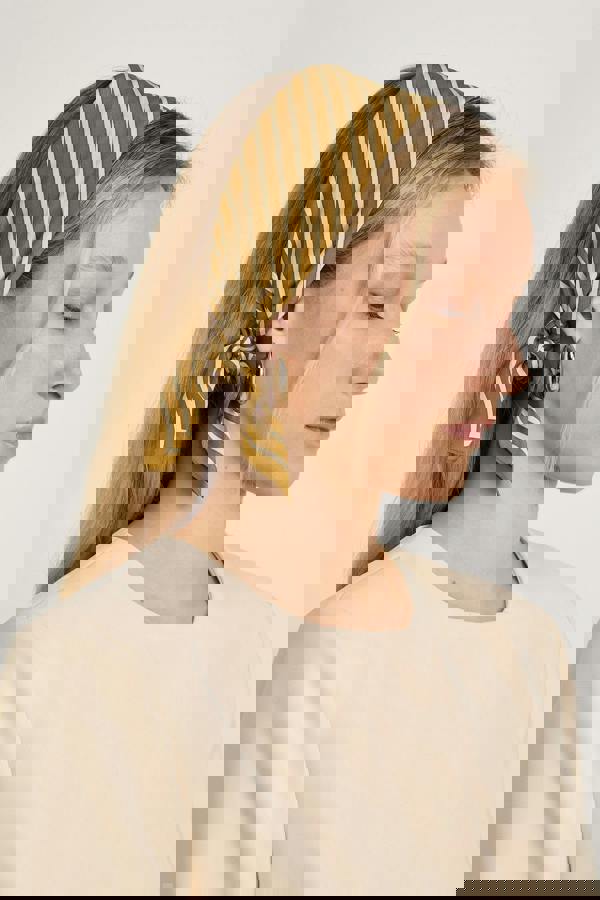 GWD Square Silk Scarves, Blue and Olive