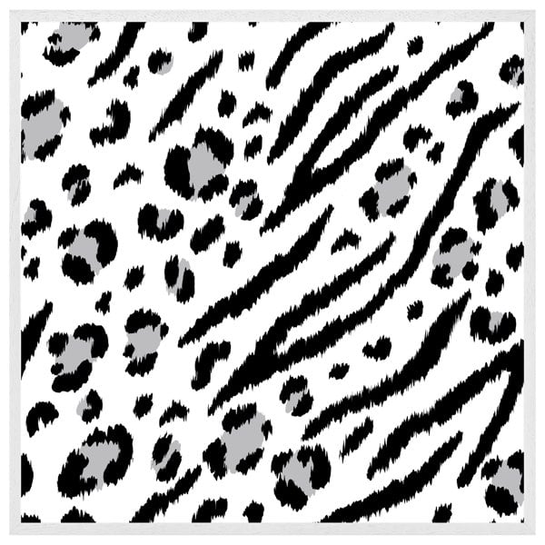 Benjamin Tate Design Zebra & leopard print (Picutre Frame)