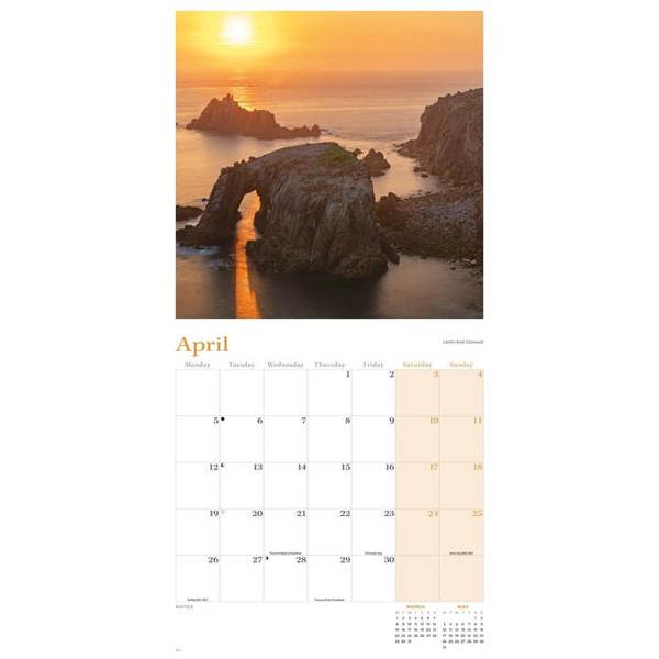 England Calendar 2027, Wall Calendars, Month To View, Travel, Gift