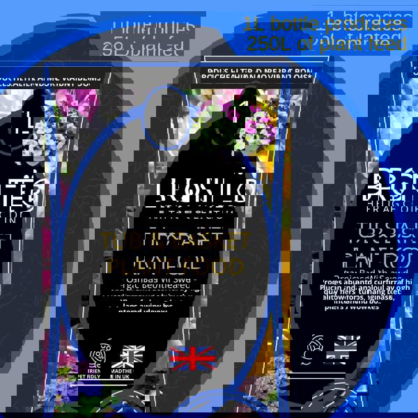 Bronte Heritage Bronte Tub & Hanging Basket Food 1L – Organic, seaweed-enriched fertiliser for patio & window box flowers. Pet-friendly. Makes 250L