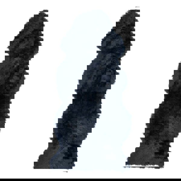 New Zealand Sheepskin | Long Wool | Rug 135 cm Navy