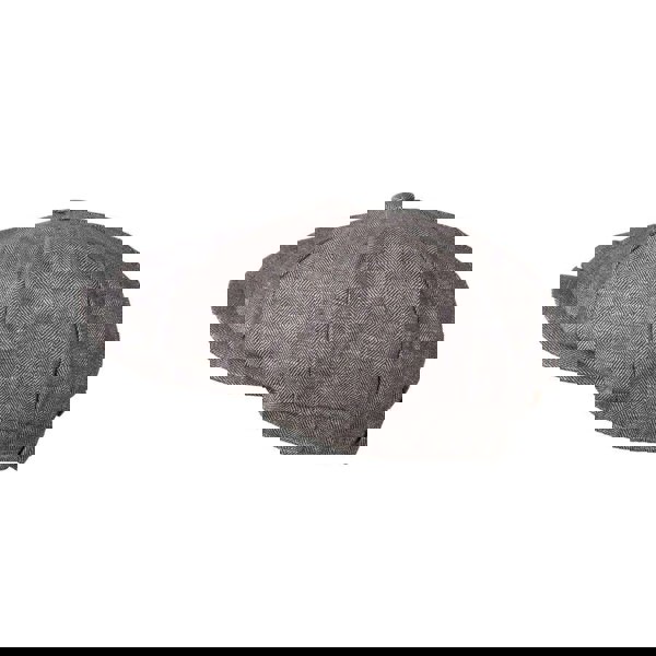 Carlyle Herringbone Linen Newsboy Cap - Unisex Design