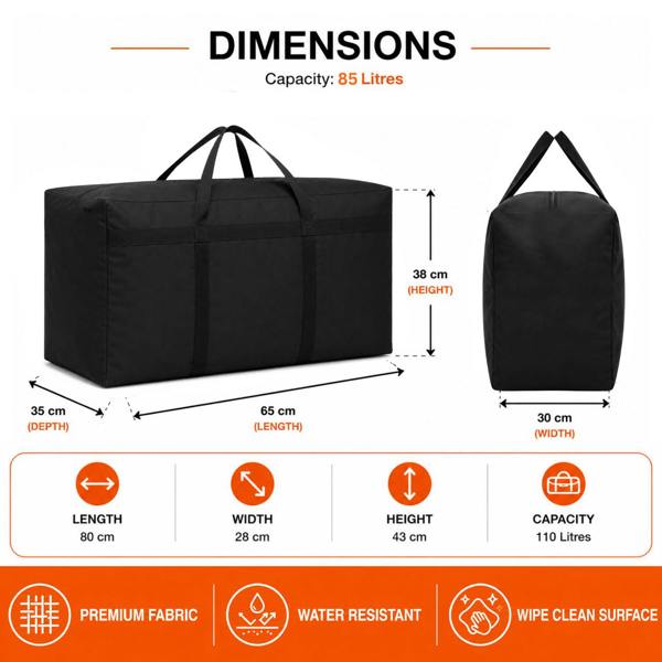 OLPRO Large Waterproof Storage Bag (1680D) 110 Litre