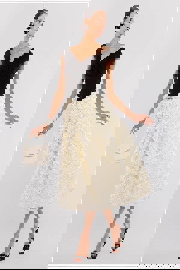 Front Pleated Wrap Off The Shoulder Corset T241