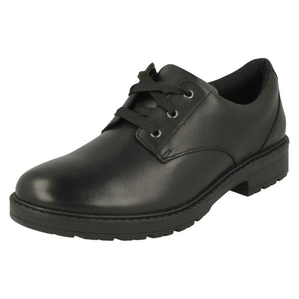 Clarks Girls Clarks Lace Up School Shoes Dempster Lace Y